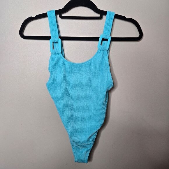 Aerie Blue One Piece XS Cheekiest - Picture 1 of 7